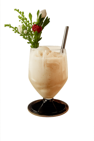 Cocktail créatif et exotique nommé Taki servi au restaurant Guarà