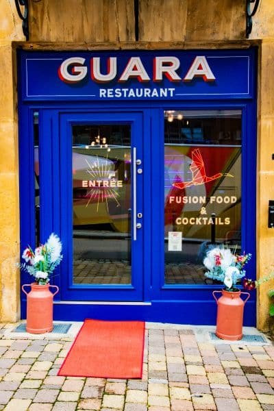 Devanture et terrasse du restaurant Guarà à Metz en octobre 2025