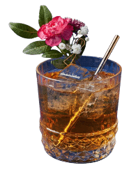 Cocktail créatif Beryn à base de bourbon pomme servi au restaurant Guara à Metz