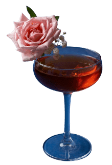 Cocktail créatif Tsubaki à base de Gin Yuzu servi au restaurant Guara à Metz